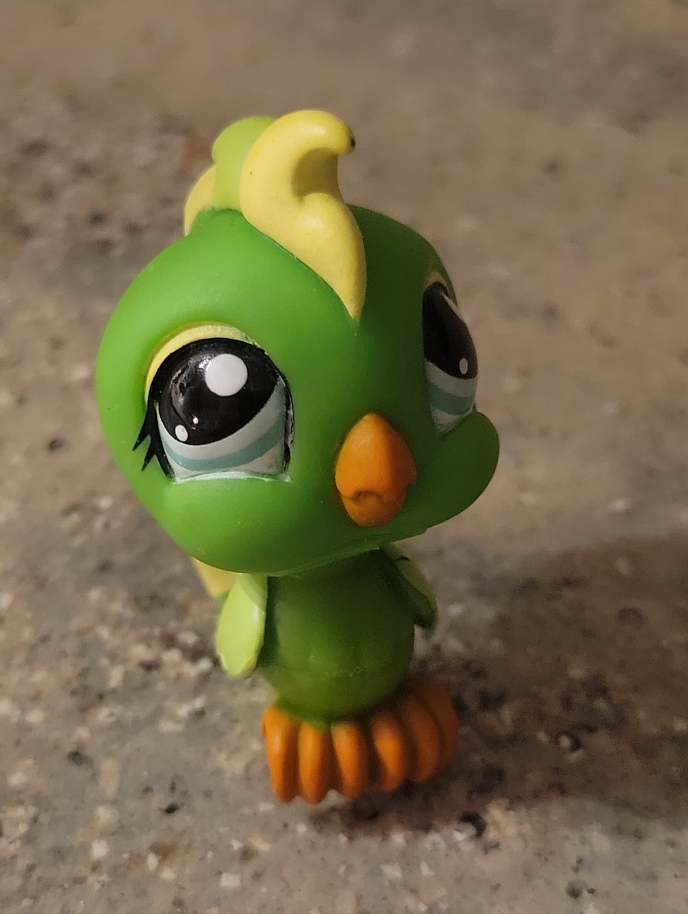 Littlest Petshop LPS Cute Cockatoo Figurine #1369 - GUC